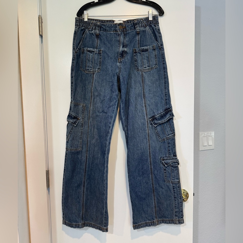 BDG Urban Outfitters Y2K Cargo Wide Leg Jeans | Size 30
